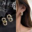 Baguette Joint Ring 18K Gold CZ Anti Tarnish Dangler Earring Bulk