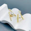 Casual Pearl White 18K Gold Anti Tarnish Stud Earring For Women Bulk