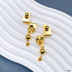 Flower Ball 18K Gold Anti Tarnish Dangler Earring For Women Bulk