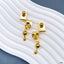 Flower Ball 18K Gold Anti Tarnish Dangler Earring For Women Bulk