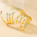 Swirl 18K Gold Ear Cuff Earring For Women Bulk