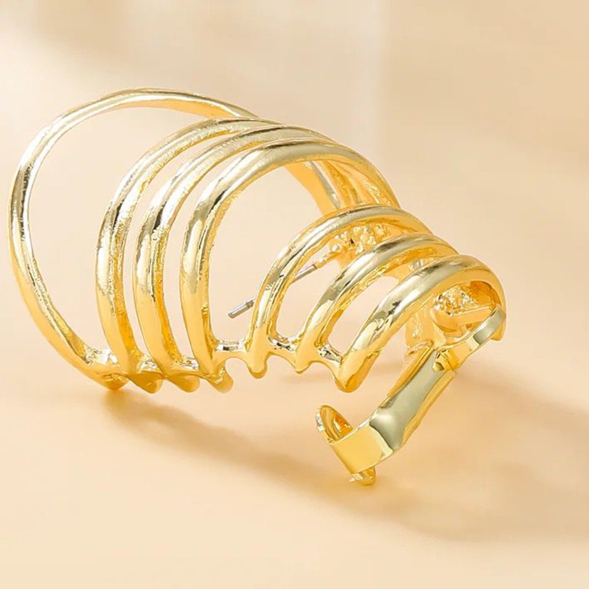 Swirl 18K Gold Ear Cuff Earring For Women Bulk