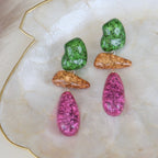 Geometric Shape Multi 18K Gold Anti Tarnish Dangler Drop Earring Bulk