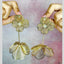 Flower Filigree CZ 18K Gold Anti Tarnish Tassel Dangler Earring Bulk