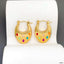 Rainbow Multi Gold Anti Tarnish Hoop Stainless Steel Earring Bulk