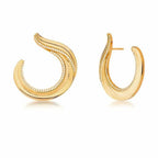 18K Gold Cubic Zirconia Anti Tarnish Dangler Earring For Women Bulk