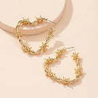 Hig Heart 18K Gold Anti Tarnish Hoop Earring For Women Bulk