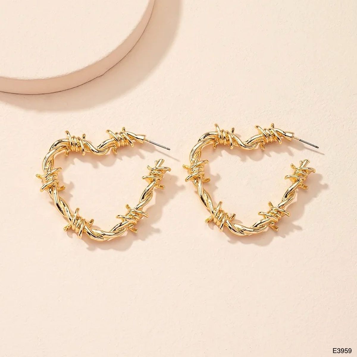 Hig Heart 18K Gold Anti Tarnish Hoop Earring For Women Bulk