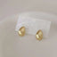 Small Paisley 18K Gold Cubic Zirconia Anti Tarnish Stud Earring Bulk