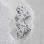 Heart Cubic Zirconia Silver Anti Tarnish Stud Earring For Women Bulk
