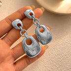 Geometric 18K Gold Anti Tarnish Drop Dangler Earring For Women Bulk