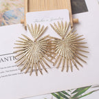 Spike Heart 18K Gold Anti Tarnish Statement Dangler Earring Women Bulk