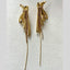 Long Stylish CZ 18K Gold Anti Tarnish Tassel Dangler Earring Bulk