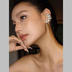 Spike Marquise CZ 18K Gold Anti Tarnish Ear Cuff Earring Bulk