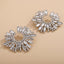 Statement Baguette Cubic Zirconia Silver Alloy Dangler Earring Bulk
