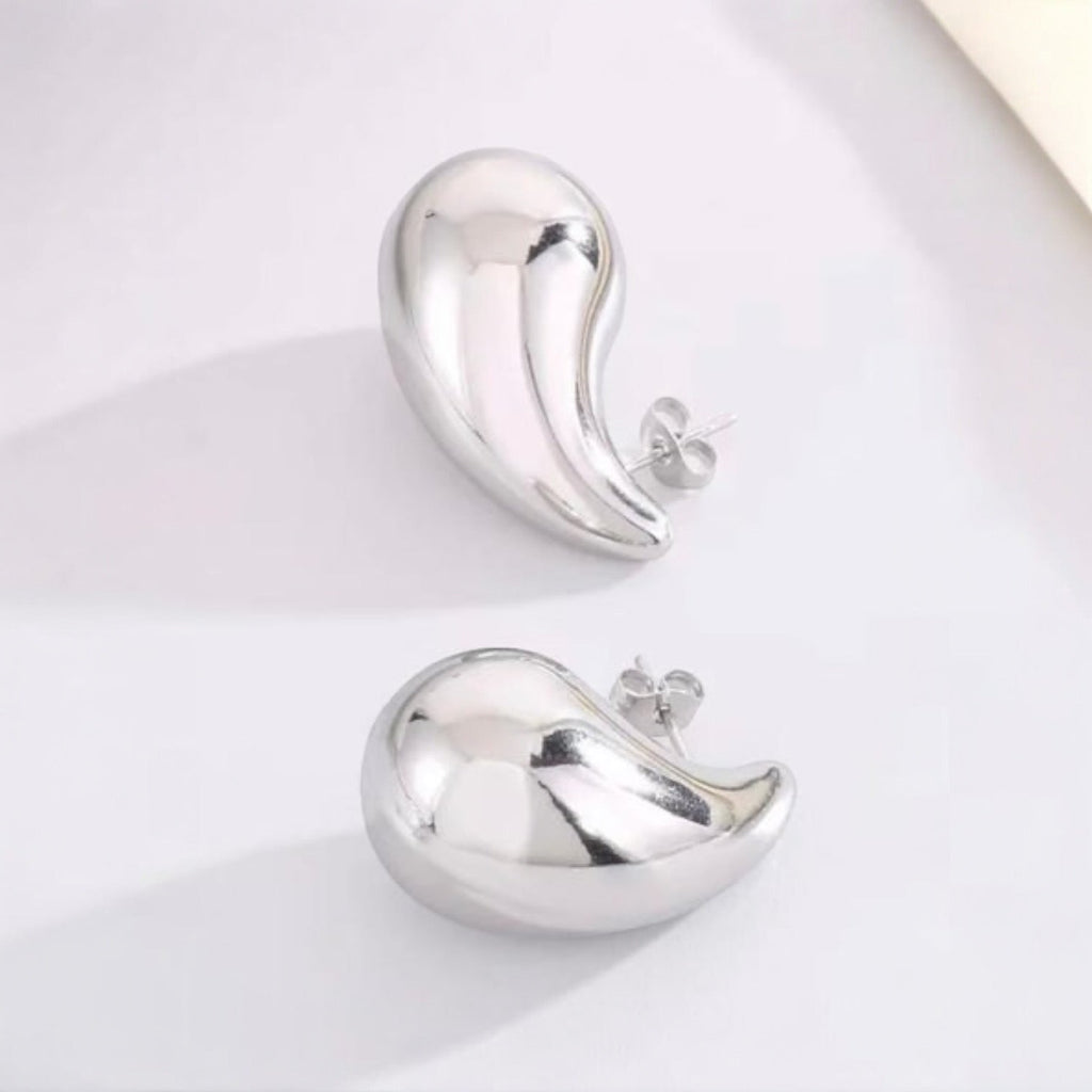 Tear Drop 18K Gold Anti Tarnish Stud Earring For Women Bulk