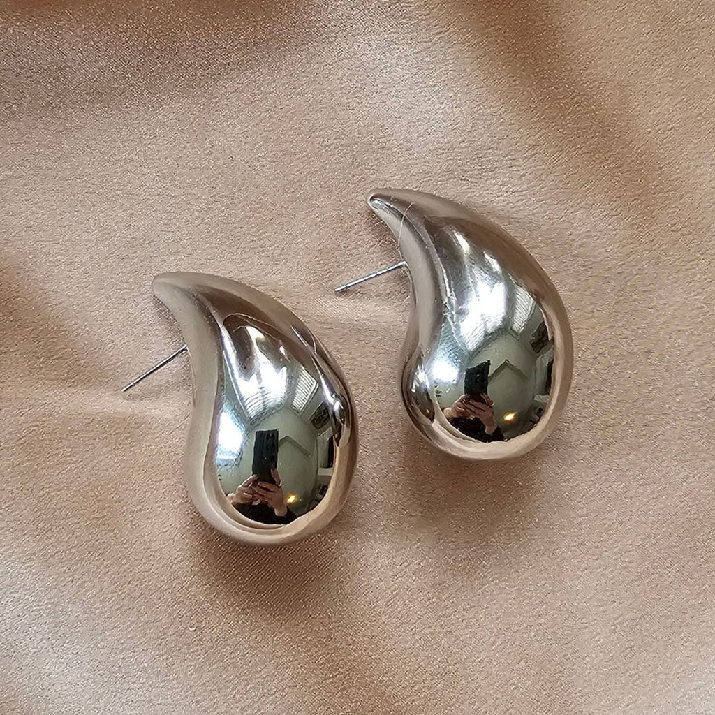 Tear Drop 18K Gold Anti Tarnish Stud Earring For Women Bulk