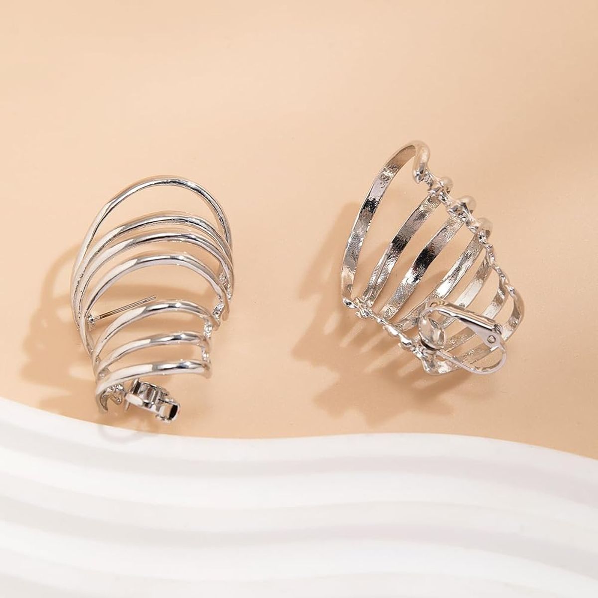 Swirl 18K Gold Ear Cuff Earring For Women Bulk