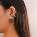 Swirl 18K Gold Ear Cuff Earring For Women Bulk