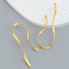 Curly Wave 18K Gold Alloy Dangler Tassel Earring For Women Bulk