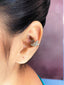 Swan Cubic Zirconia 18K Gold Anti Tarnish Single Ear Cuff Earring Bulk