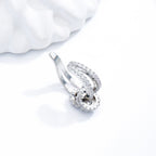 Joint Ring CZ 18K Gold Anti Tarnish Single Ear Cuff Earring Bulk
