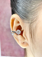 Solitaire CZ 18K Gold Anti Tarnish Single Ear Cuff Earring Bulk