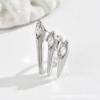 Spike Layer CZ 18K Gold Anti Tarnish Single Ear Cuff Earring Bulk