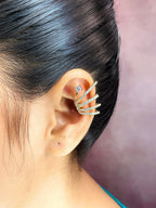 Sea Snail CZ 18K Gold Anti Tarnish Single Ear Cuff Earring Bulk