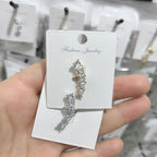 Price Solitaire CZ 18K Gold Anti Tarnish Single Ear Cuff Earring Bulk