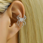 Spider CZ 18K Gold Anti Tarnish Single Ear Cuff Earring Bulk