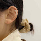 Panther CZ Silver Anti Tarnish Single Ear Cuff Earring Bulk