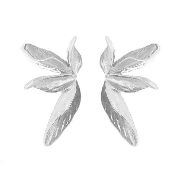 Leaf Silver Stud Earring For Women Bulk Secondary image