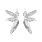 Leaf Silver Stud Earring For Women Bulk