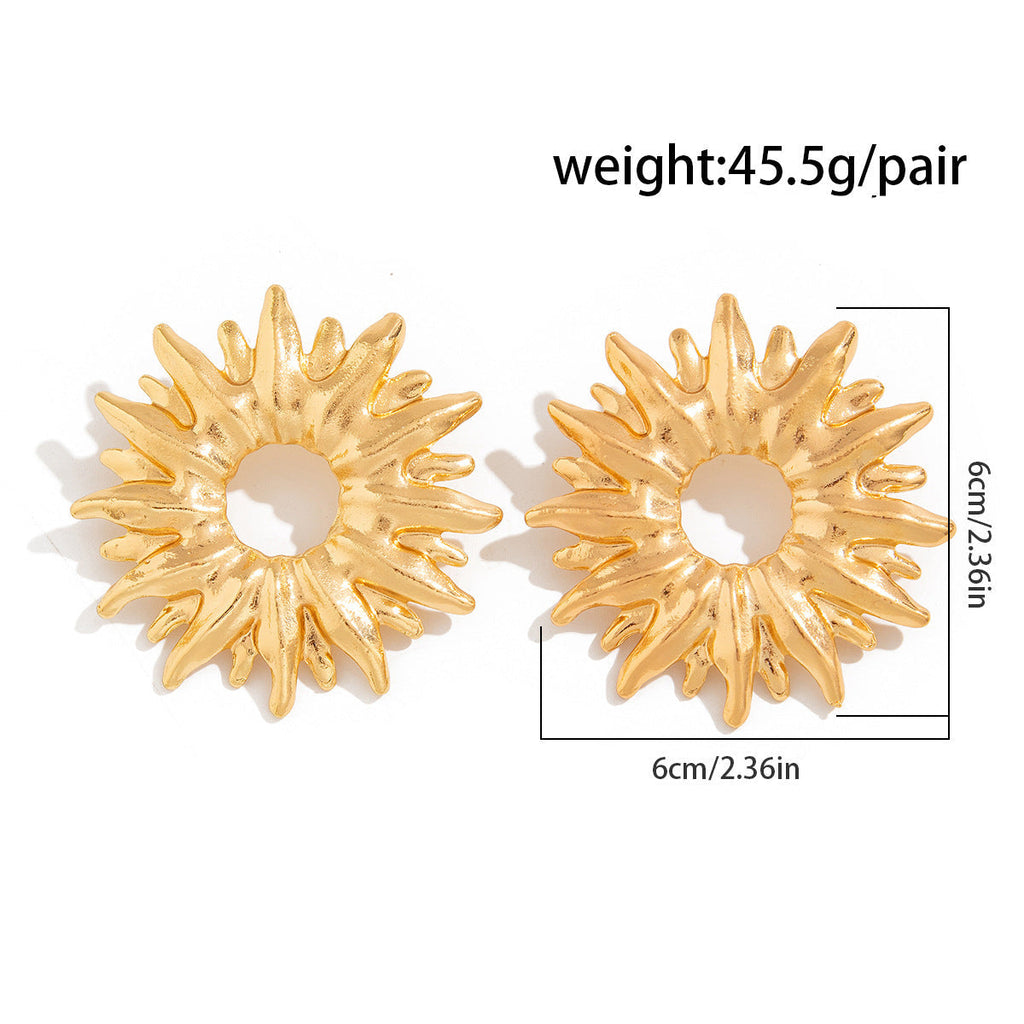 Daisy Flower 18K Gold Stud Earring For Women Bulk