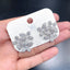 Butterfly Silver Cubic Zirconia Anti Tarnish Stud Earring Women Bulk