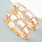 Gold Silver Pink Rhinestone Hoop Earring For Women Bulk