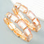 Gold Silver Pink Rhinestone Hoop Earring For Women Bulk