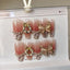 Butterfly CZ Pearl Baby Pink White Finger Nail Pack Of 10 Bulk