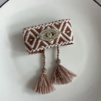Evil Eye Brown Black Multi Threads Anti Tarnish Bracelet Bulk