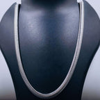 Stainless Steel Silver Silk Snake Herringbone Snake Chain 22" Bulk