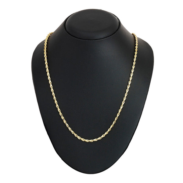 3D Traditional 22K Gold Plated 24" Chain For Men Women Secondary image