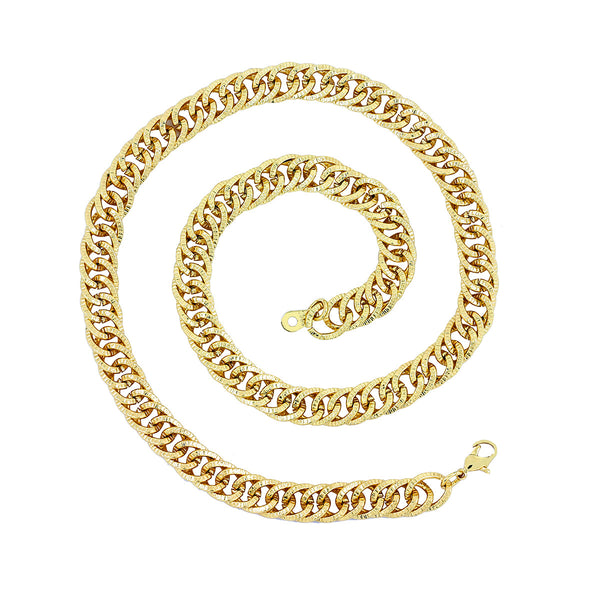 Stylish Curb 18K Gold 316L Stainless Steel 20" Chain Necklace Men Main image