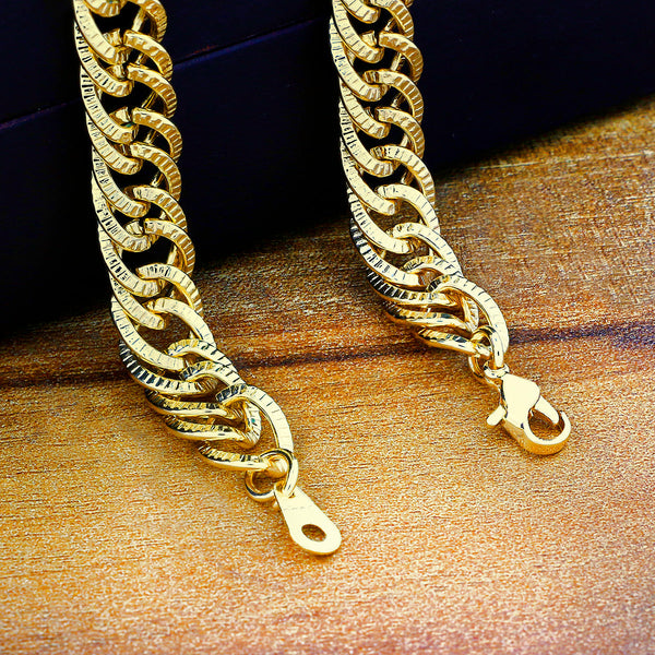 Stylish Curb 18K Gold 316L Stainless Steel 20" Chain Necklace Men Secondary image