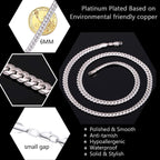 Classic Curb Silver 316L Stainless Steel 24" Chain Necklace Men Bulk
