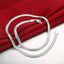 Classic Curb Silver 316L Stainless Steel 24" Chain Necklace Men Bulk