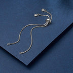 Silver Slim Box Slider Extender Chain Accessory Bracelet Bulk