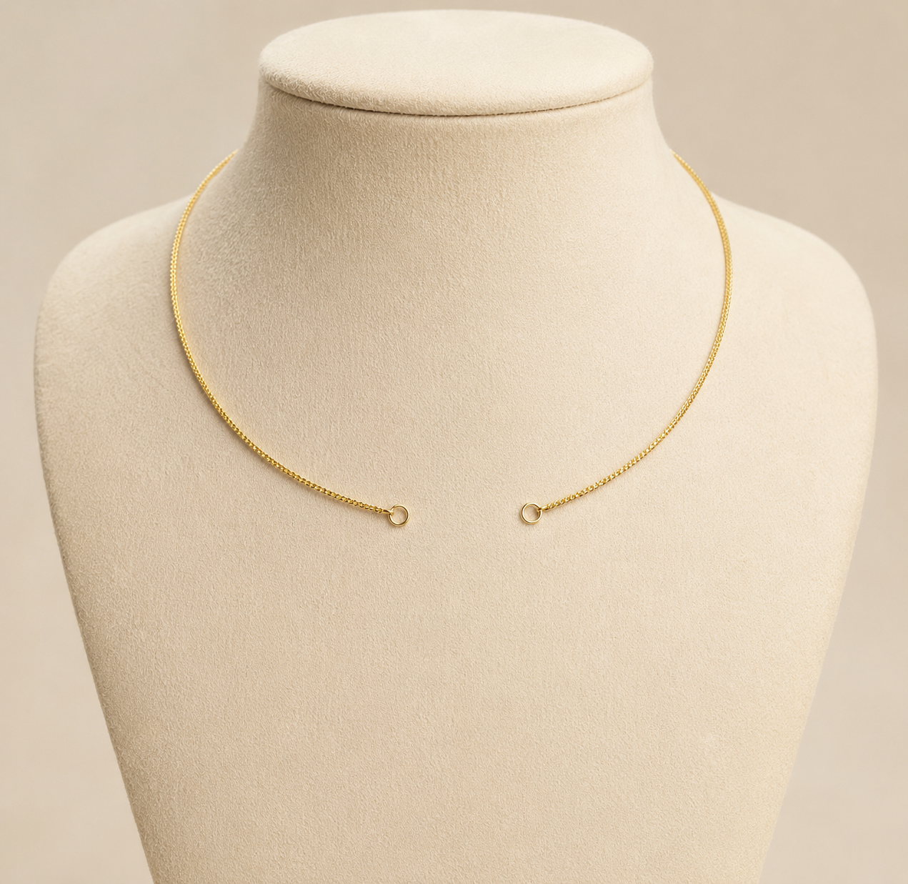 Gold Stainless Steel Box Chain Necklace For Men 18" Inch Bulk