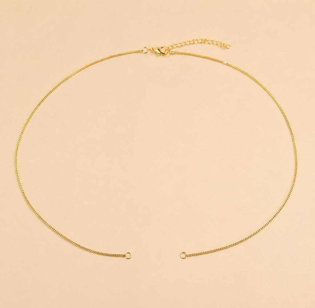 Gold Stainless Steel Box Chain Necklace For Men 18" Inch Bulk