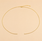 Gold Stainless Steel Box Chain Necklace For Men 18" Inch Bulk